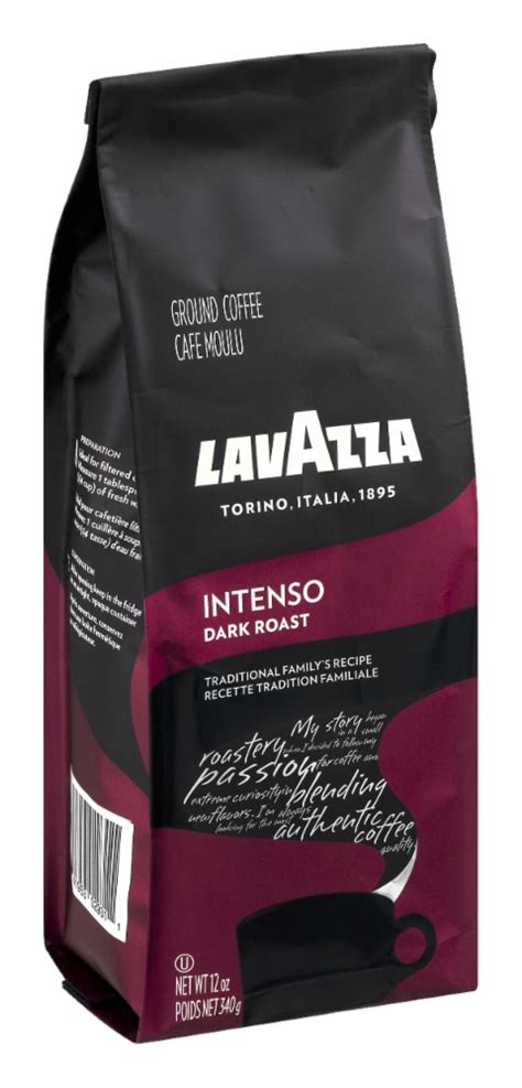 Lavazza Ground Coffee Intenso Dark Roast Oz Vitacost