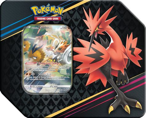 Crown Zenith Tins Featuring Galarian Birds Revealed Pokebeach