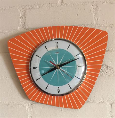 Authentic Midcentury Modern Clocks By Royale Enamel Retro To Go