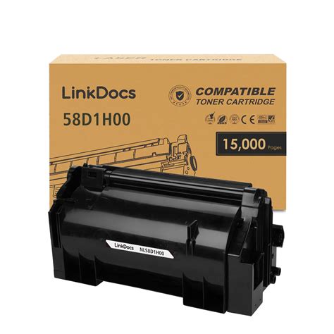 Linkdocs 58d1h00 High Yield Compatible Toner Cartridge For Lexmark