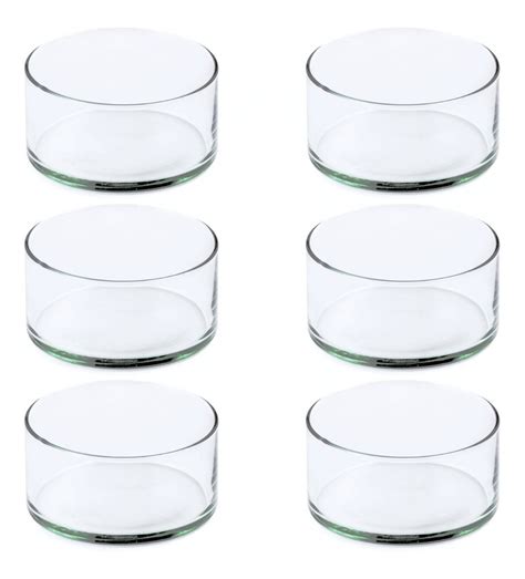 Envases Vidrio Velas En Cristal Artesanal Cera Soya 120ml X6 MercadoLibre