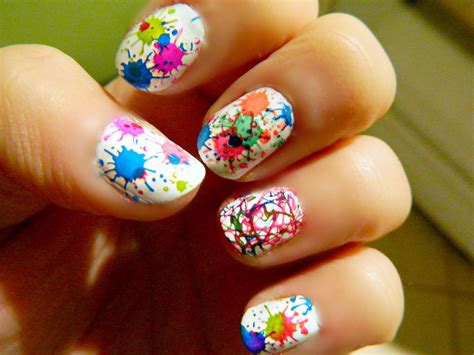 Splatter Nail Design Splatter Nails Nails Nail Designs Hot Sex Picture