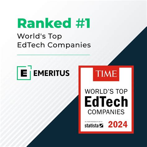 Arjun C On Linkedin Emeritus Is No 1 In Worlds Top Edtech Companies