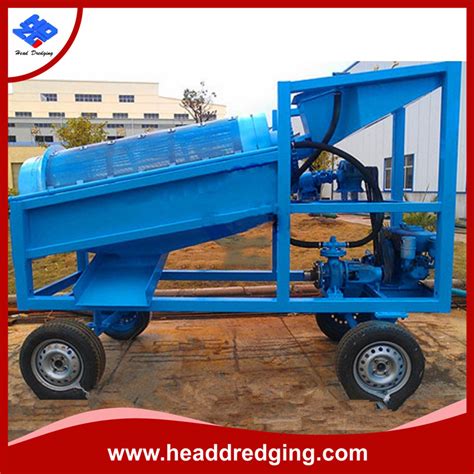 Africa Popular Small Trommel 200 Tph Alluvial Gold Mine Washing Plant