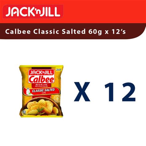 Ready Stock Malaysia Jack N Jill Calbee Classic Salted 60g X12package