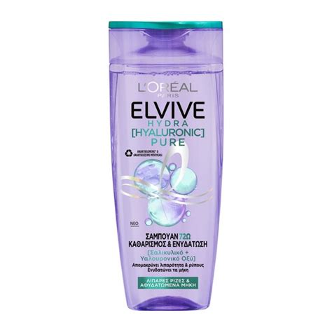 L Oreal Elvive Hydra Hyaluronic Pure Shampoo Ml Patistas Cosmetics