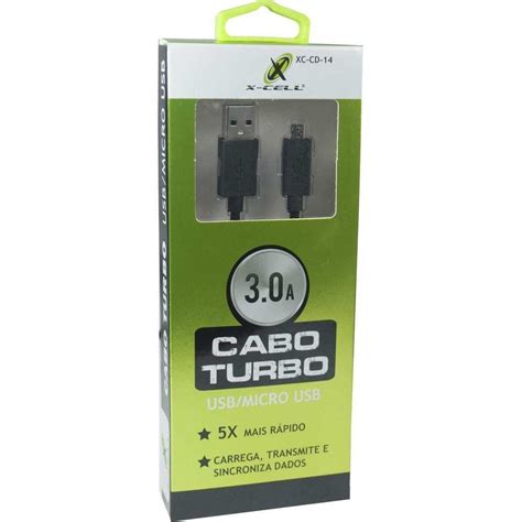 Cabo Usb Turbo Micro Usb 30A Kabum