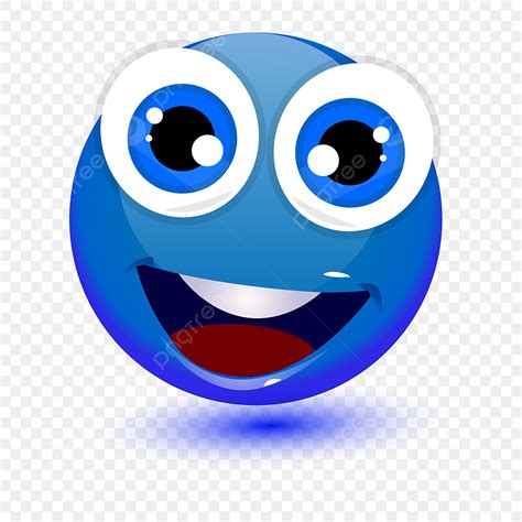 3d Emoji Sorriso Expressão Azul Png PNG , Emoji, 3d, Emoji 3d Imagem PNG e Vetor Para Download ...