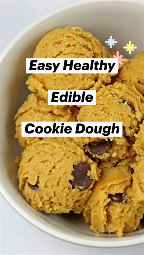 Edible Cookie Dough Recipe Vegan Healthy Gluten Free Artofit