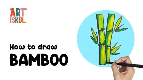 How To Draw Bamboo Easy And Simple Drawing Tutorial For Beginners