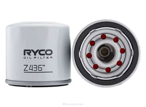 Z436 Oil Filter Ryco Filters