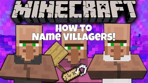 Minecraft Xbox PS TU69 How To Name Villagers TUTORIAL NEW