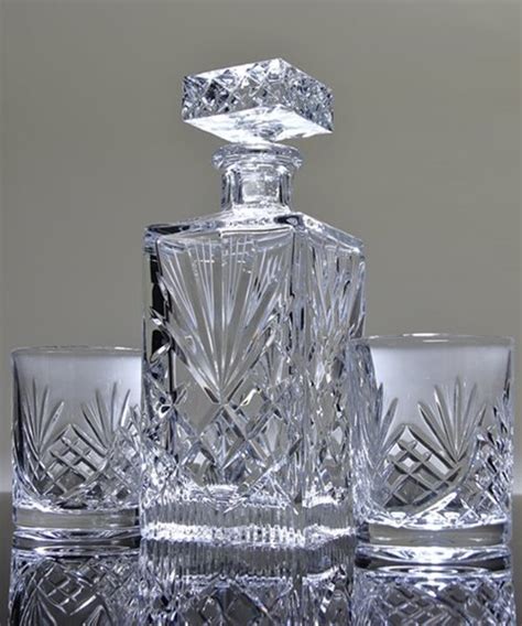 Picture Of Royal Cut Crystal Decanter Set With Rocks Glasses