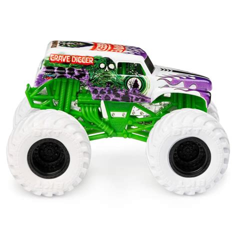 Monster Jam, Official Grave Digger Monster Truck, Die-Cast Vehicle ...