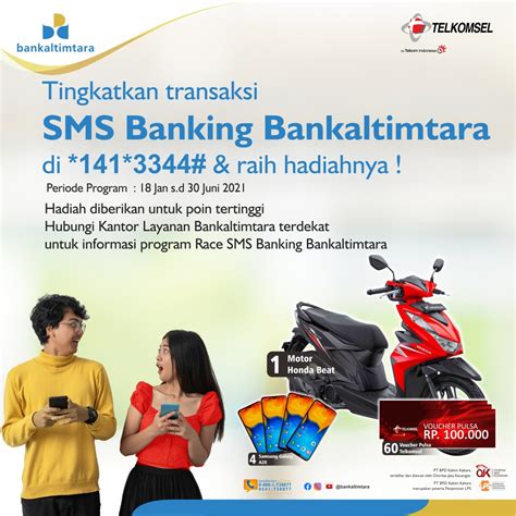 Telkomsel Bersama Bankaltimtara Luncurkan Program Race Sms Banking