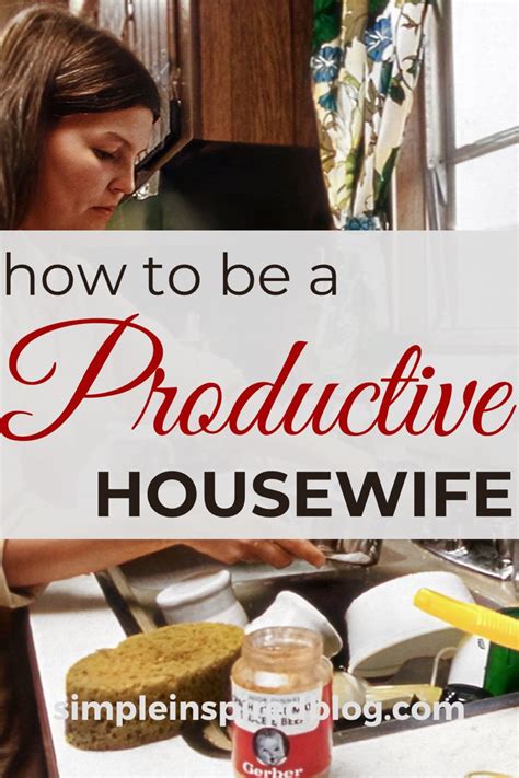 Tips For Being A Productive Homemaker