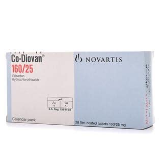 CO DIOVAN 160 25 MG 28 TABLETS Ibn RUSHD PHARMACY