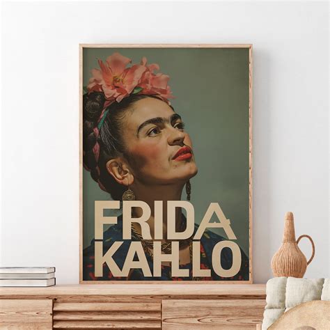 Poster Frida Kahlo Exhibition Poster Frida Kahlo Print Feminist Art