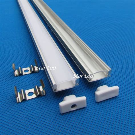 10 30pcslot 40inch 1m Long Per Piece QC1807B 1M Led Aluminum Profile