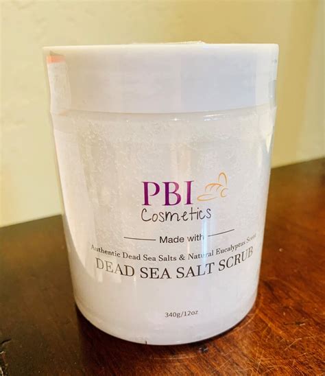 Dead Sea Salt Body Scrub Heal And Restore Not Oily Light Etsy