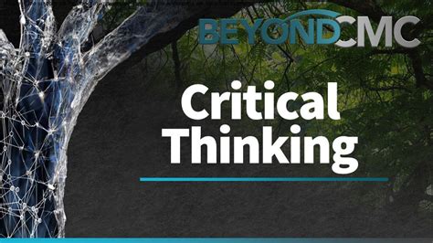 Critical Thinking 