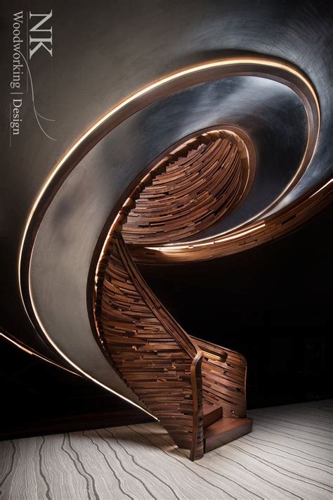 Interior Curved Staircase