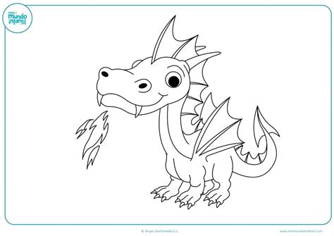 Dibujos De Dragones Para Colorear Mundo Primaria