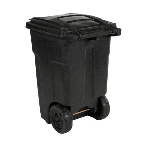 Toter 64 Gal Wheeled Brownstone Trash Can 25564 R1279 The Home Depot