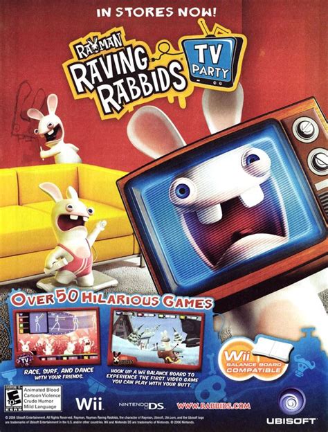 Rayman Raving Rabbids TV Party Official Promotional Image MobyGames