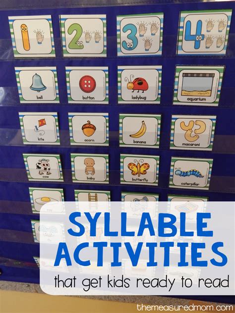 Syllable Games For Kindergarten