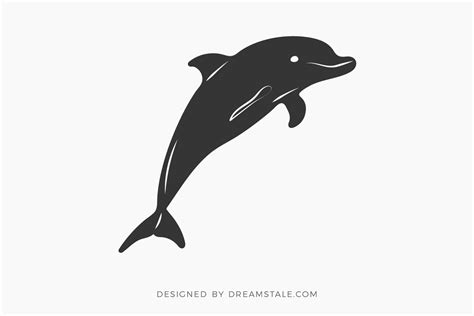 Dolphin Sea Fish Free SVG Clipart - Dreamstale