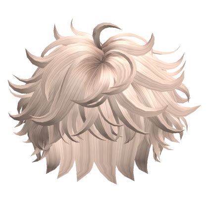 Fluffy Messy Hair Platinum Blonde S Code Price RblxTrade