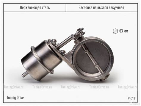Купить Заслонка на выхлоп вакуумная 63 мм по цене 4180.00 р. в С ...