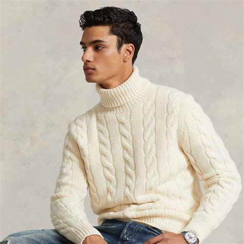 Ralph Lauren Cable Knit Turtleneck Sweater Atelier Yuwa Ciao Jp