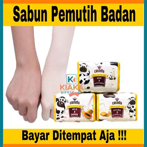 Jual Castella Whitening Milk Soap Bar Original 90 Gr BPOM Sabun