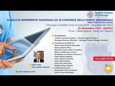 Chirurgia In Diretta Corso Scuola SIC 2019 Parete Addominale