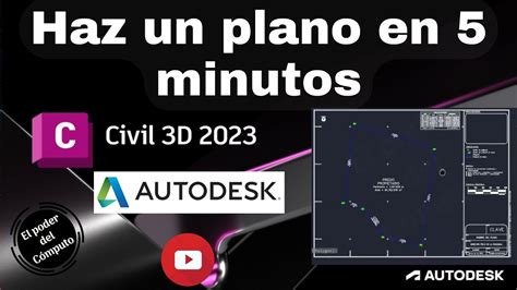 Haz Un Plano En Minutos Como Hacer Un Plano En Autocad Civil D