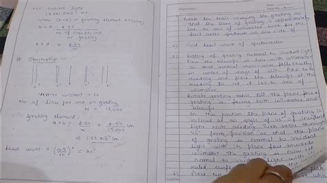 To Determine Wavelength Of Sodium Light Using Plane Diffraction