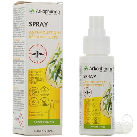 Arkopharma Spray Anti Moustiques Corps Zones Temp R Es Et Tropicales