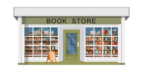 Building Bookstore Stock Illustrations 4325 Building Bookstore Stock