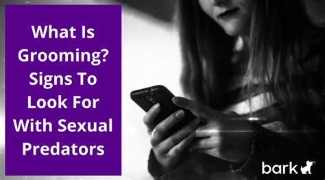 What Is Grooming Signs To Look For With Sexual Predators Bark