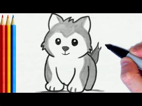 Husky Cute Easy Dog Drawings - focistalany