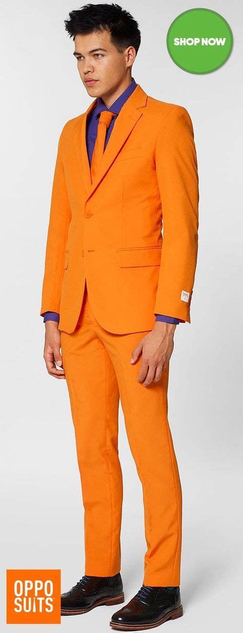 The Orange In 2020 Orange Suit Cool Suits Homecoming Suits For Guys