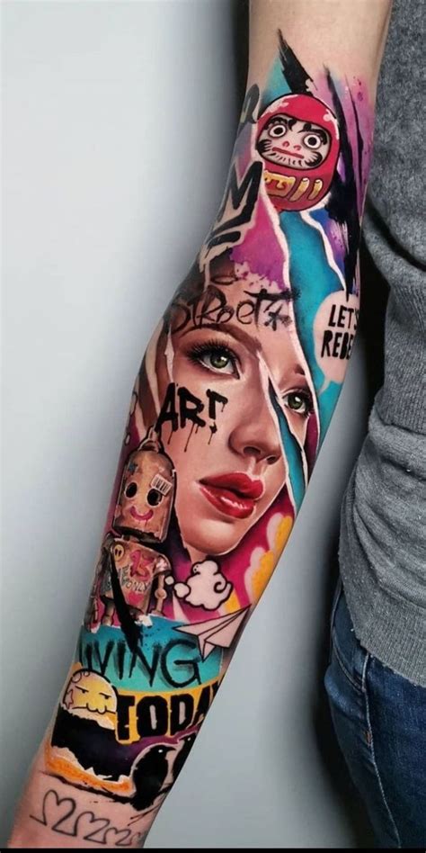 Pop Art Tattoos Clever Tattoos Creative Tattoos Tattoo Drawings