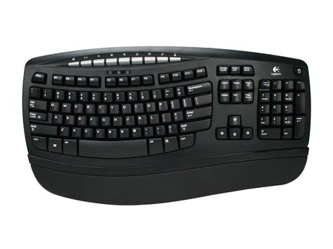 Open Box Logitech Comfort Wave Black Wired Keyboard Newegg