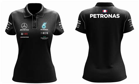 Camisa Polo Mercedes Amg Petronas Lewis Hamilton Retroesporte