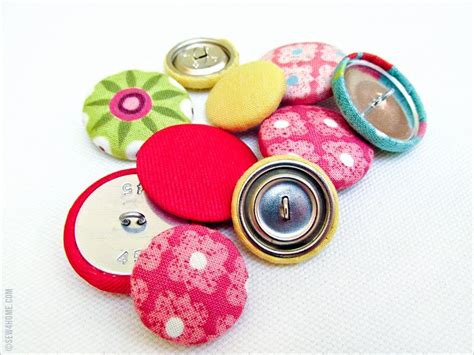 How To Make Covered Buttons Using A Button Kit Sew Home Sewing Hacks