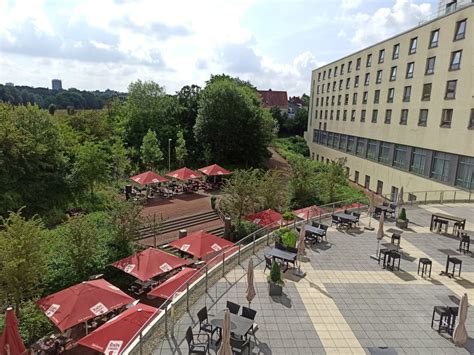 Außenanlage mit Kelosauna Hotel Esperanto Fulda Fulda