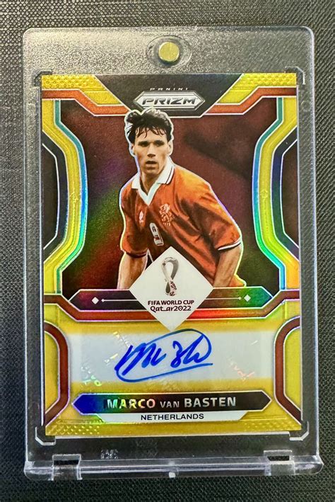 Panini Prizm Fifa World Cup Auto Marco Van Basten