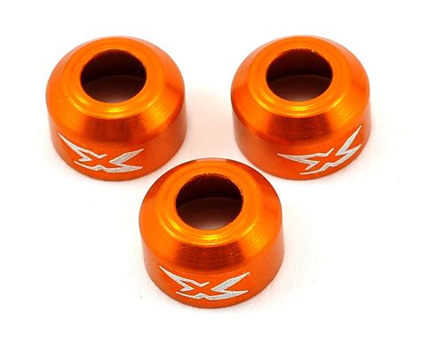 XRAY Aluminum Driveshaft Safety Collar Orange 3 XRA365471 O